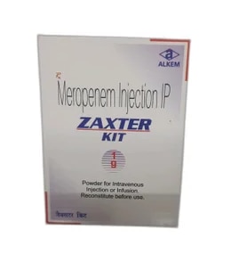 INJ ZAXTER KIT 1GM₹ 450/VialGet Latest PriceStrength	1 gmManufacturer Name	ALKEMBrand	ZAXTER KITPrescription/Non Prescription	PrescriptionDrug Name	ZAXTER KIT 1GMUsage/Application	HospitalSHREE GURU PHARMA MIRA ROAD (E) ZAXTER 1GM KIT AVAILABLE AT WHOLE SALE RATE  