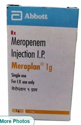 MEROPLAN 1GMGet Latest PriceStrength	1 gmPack Type	VialBrand Name	MEROPLAN 1GMManufacturer	ABBOTTPrescription/Non Prescription	PrescriptionWe are one of the Wholesale distributors for MEROPLAN 1GM and MEROPLAN 500MG Injections in India, based in Mumbai. 