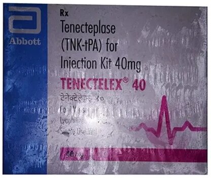 40mg Tenecteplase Injection Kit In Mumbai₹ 33,600/PieceGet Latest PriceManufacturer	AbbottBrand	TenectelexUsage/Application	HospitalComposition	Tenecteplase (TNK-tPA)Injectable Form	LiquidMedicine Type	InjectionInjection Site	IntravenousGender	UnisexShelf Life	24 MonthsEstablished as a Partnership firm in the year 2017 at Mira Road (Mumbai, India), we “Shree Guru Pharma” are a leading Wholesale Distributor of a wide range of Pharmaceutical Injection, Pharmaceutical Tablets, Meropenem Injections, etc