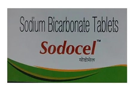 Sodium Bicarbonate Tablets UspGet Latest PriceBrand	SodocelPackaging Size	BoxForm	TabletComposition	Sodium Bicarbonate (500mg)Manufacture By	Celera Healthcare Pvt. Ltd.Strength:	500mgINTRODUCTIONSodocel 500mg Tablet is used in the treatment of Indigestion. It is an antacid that is used to relieve acid indigestion, heartburn, and gas.Sodocel 500mg Tablet relieves irritation by producing carbon dioxide which neutralizes the acid present in the stomach. It also increases the pH of blood and urine, thereby correcting acid indigestion, heartburn. Additionally, it helps in the removal of toxic substances from the body in certain types of poisoning.Sodocel 500mg Tablet may be taken with or without food in a dose and duration as advised by the doctor. Excessive intake may cause electrolyte imbalance leading to unwanted side effects such as stomach cramps and flatulence. Keep taking this medicine for as long as your doctor recommends. If you stop treatment too early your symptoms may come back and your condition may worsen. Let your doctor know about all other medications you are taking as some may affect, or be affected by this medicine.It is important to consult a doctor before taking Sodocel 500mg Tablet if you are suffering from stomach and kidney disease. Pregnant or breastfeeding women should also consult their doctor before taking this medicine.USES OF SODOCEL TABLETTreatment of IndigestionBENEFITS OF SODOCEL TABLETIn Treatment of IndigestionIndigestion is a feeling of discomfort or a burning sensation in the upper part of your stomach. It also causes stomach pain and a feeling of fullness. Sodocel 500mg Tablet treats indigestion and thus gives relief from its symptoms by reducing the amount of acid in the stomach. Sodocel 500mg Tablet also gives relief from excess gas by breaking trapped gas and allows its easy passage. Take Sodocel 500mg Tablet as prescribed by the doctor. Think about what foods trigger indigestion and try to avoid them; eat smaller, more frequent meals; try to lose weight if you are overweight, and try to find ways to relax. Avoid eating within 3-4 hours of going to bed.SIDE EFFECTS OF SODOCEL TABLETMost side effects do not require any medical attention and disappear as your body adjusts to the medicine. Consult your doctor if they persist or if you’re worried about themCommon side effects of SodocelStomach crampFlatulence