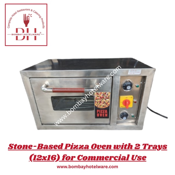 Stone-Based Pizza Oven – 2 Trays (12“x16”) – Indian Make