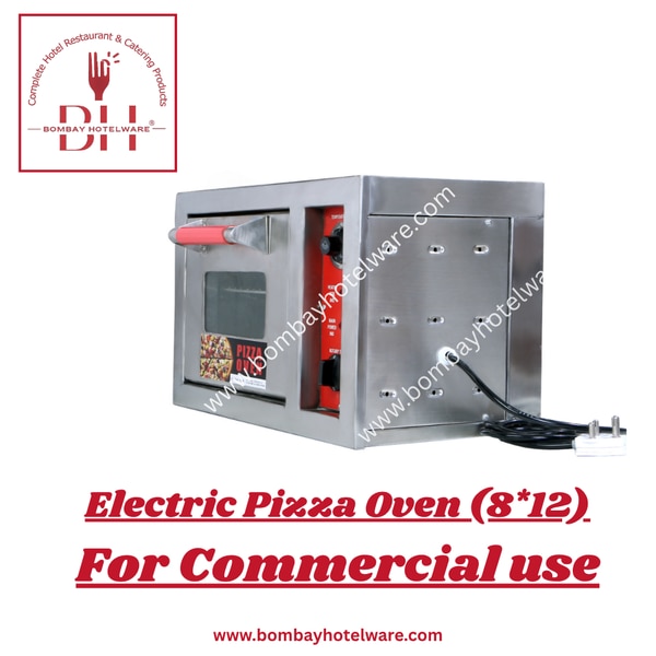 Electric Pizza Oven – 2 Trays (8“x12”) – Stainless Steel, Indian Make