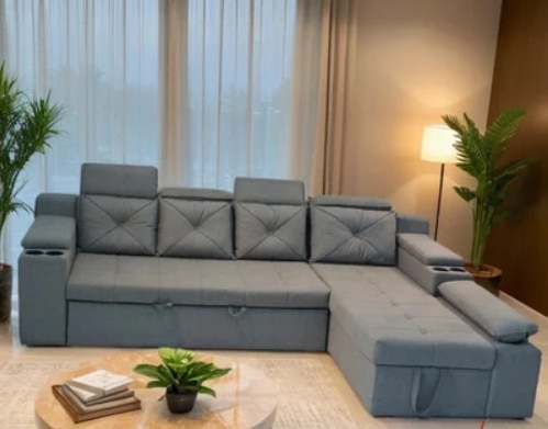 L Shape Sofa Cum Bed ManufacturerROYAL FURNITURE – Reliable L Shape Sofa Cum Bed ManufacturerROYAL FURNITURE is a leading L Shape Sofa Cum Bed Manufacturer, specializing in space-saving, multi-functional furniture that combines modern design with comfort. Our L-shape sofa cum beds are ideal for urban homes, guest rooms, and studio apartments, offering both stylish seating and a convenient sleeping solution.As a prominent L Shape Sofa Cum Bed Manufacturer, we proudly serve customers across Gujarat, including Ahmedabad, Gandhinagar, Anand, Mahesana, Vadodara, Sabarkantha, Bhavnagar, Bharuch, Ankleshwar, Banaskantha, and Rajkot. In Ahmedabad, we deliver to major localities such as Prahladnagar, SG Highway, Maninagar, Relief Road, Gota, Jodhpur Char Rasta, C.G. Road, Ravivari Market, Ghatlodia, and Changodar.Our sofa cum beds are crafted using premium upholstery, sturdy frames, and smooth folding mechanisms to ensure both luxury and functionality. Whether for daily use or occasional guests, trust ROYAL FURNITURE – your dependable L Shape Sofa Cum Bed Manufacturer – to bring comfort and versatility to your living space.Tools