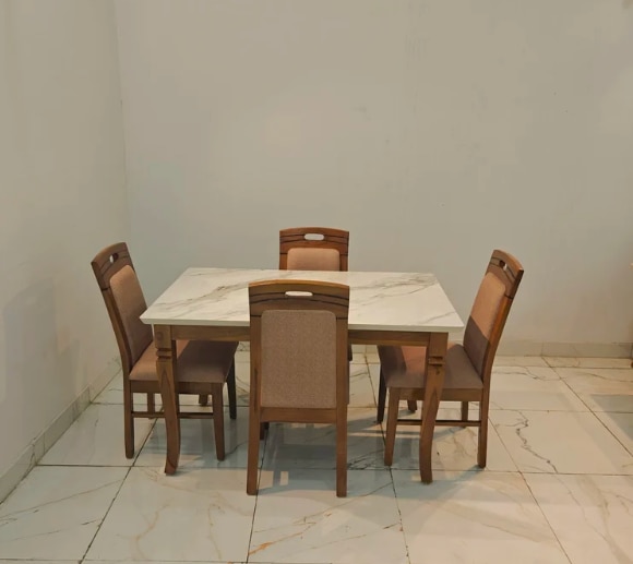 4 Seater Marble Top Dining Table Set ManufacturerROYAL FURNITURE – Trusted 4 Seater Marble Top Dining Table Set ManufacturerROYAL FURNITURE is a leading 4 Seater Marble Top Dining Table Set Manufacturer, offering compact yet luxurious dining solutions that combine modern design with superior functionality. Our dining sets feature elegant marble tops paired with strong wooden or metal frames, perfect for homes, cafes, and compact dining areas.As a reliable 4 Seater Marble Top Dining Table Set Manufacturer, we cater to customers across Gujarat including Ahmedabad, Gandhinagar, Anand, Mahesana, Vadodara, Sabarkantha, Bhavnagar, Bharuch, Ankleshwar, Banaskantha, and Rajkot. In Ahmedabad, our distribution extends to key areas such as Prahladnagar, SG Highway, Maninagar, Relief Road, Gota, Jodhpur Char Rasta, C.G. Road, Ravivari Market, Ghatlodia, and Changodar.Designed for both comfort and style, our 4-seater sets are ideal for small families, apartments, and cozy dining spaces. Choose ROYAL FURNITURE – your dependable 4 Seater Marble Top Dining Table Set Manufacturer – for premium quality, elegant designs, and long-lasting durability.