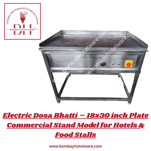 Electric Dosa Bhatti – Stand Model (18“x30” Plate)