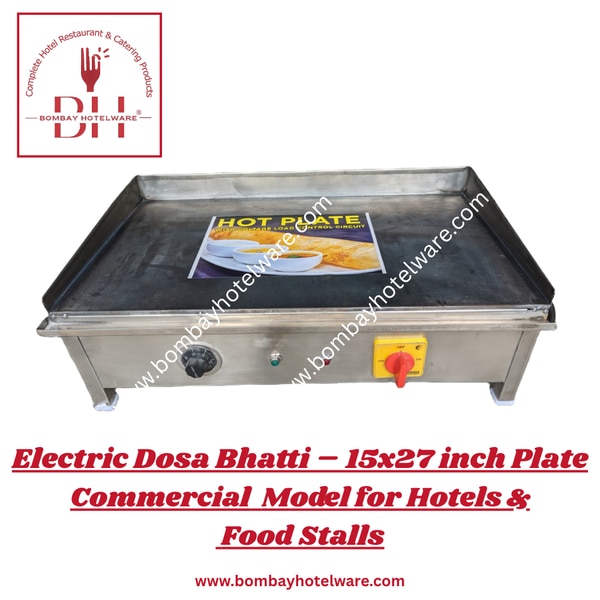 Electric Dosa Bhatti – 15“x27” Plate (Tabletop Model)