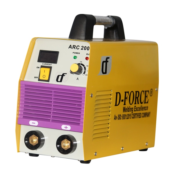 ARC 200 MOS Manufacturers in AhmedabadWe are also supply in Andhra Pradesh, Arunachal Pradesh, Assam, Bihar, Chhattisgarh, Goa, Gujarat, Haryana, Himachal Pradesh, Jharkhand, Karnataka, Kerala, Madhya Pradesh, Maharashtra, Manipur, Meghalaya, Mizoram, Nagaland, Odisha, Punjab, Rajasthan, Sikkim, Tamil Nadu, Telangana, Tripura, Uttar Pradesh, Uttarakhand, and West BengalD-FORCE MAKE ARC 200 AMP INVERTER BASE WELDING MACHINE HANDY & PORTABLE FOR SITE USE.SPACIFICATION:-WELDING ROEADS:- 2.4MM / 3.15 MM WELDING ROEADS CONTINUES 24 HOURS.INPUT SUPPLY:- SINGLE PHASE 230 V AC.OUT PUT SUPPLY: - 85 V DCDUTY CYCULE: - 60 %OUT PUT AMP: - 15 TO 200 AMP DCWITH ALL STANDARD ACCESSORIESGUARANTEE: - ONE YEAR GUARANTEE WITH PART REPLACEMENT & SERVICE LIFETIME FREE