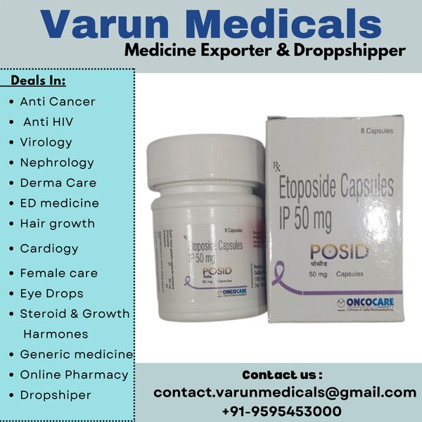 Posid 50mg Capsule is used to treat different cancers of lung, and testicles. It is also sometimes used to treat some other kinds of cancer in both men and women. It can be used on its own, or sometimes given together with certain other medicines as part of combination chemotherapy.