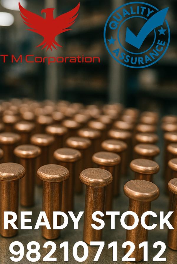 Artha alloys is the company which is most leading company for import and export business. They sell the product of ss, duplex, brass, copper etc. We also manufacture copper rivet. This also including several process such as material selection, shaping, and finishing, with quality control measures implemented throughout. The material selection is done for this product is copper. Copper wire or rods is use for making copper rivet. While shaping the copper rivet cold forming operations is use this included upsetting, shaping. In short we select the material and then cutting then give shape to the rod. Then finishing is given to copper rivet. We see to that whenever we sell copper rivet quality is always perfect. We also proved urgent order to consumers. Copper rivet are made by the drawing. Drawing which are proved by consumers to us. Where are copper rivet use? 1. Leather Goods 2. Electrical Applications 3. Marine and Shipbuilding Industry 4. Roofing and Construction 5. Decorative Hardware 6. Plumbing and HVAC 7. Aircraft and Aerospace (historical) 8. Automotive and Heavy Equipment 9. Industrial Equipment 10. Factory etc. We also proved the copper rivet all over the country. For example:- UAE, Saudi Arabia, Australia, Europe, Russia, Germany, United States of America, London, Canada, Iran, Turkey, Bangladesh, Thailand, Italy, France, South Africa, Sri Lanka, Israel, Oman, Finland, Qatarand, Kerala, Visakhapatnam, Tamil Nadu, Karnataka, MIDC, Gujarat, Uttar Pradesh, Delhi, Noida, Andhra Pradesh, Bangalore, Goa, Chandigarh, Puducherry, Bihar, Telangana, Hyderabad, Assam, Himachal Pradesh, Chhattisgarh, Odisha etc. The size range of copper rivet is 3mm to 80mm. The head diameter can also from 8 mm to 24 mm. Packing:- packing is done with wooden box and polythene roles. We see to copper rivet and see that we pack the copper rivet in proper condition and there is no damage on copper rivet. Then they are pack in wooden box and they are rape with polythene bag. Copper rivet are dispatch for delivery. After dispatch we can track copper rivet. chemical compositionElement Percentage (%)Copper (Cu) ≥ 99.90%Oxygen (O) ≤ 0.04%Other elements ≤ 0.05% (total)Copper (Cu) 68.5 – 71.5%Zinc (Zn) 28.5 – 31.5%Lead (Pb) ≤ 0.07%Iron (Fe) ≤ 0.05%Copper (Cu) 94.0 – 97.0%Tin (Sn) 4.2 – 5.8%Phosphorus (P) 0.03 – 0.35%Other elements ≤ 0.50%Packing We pack ss 316 allen cap screw as per din 912 in a wooden box the because the weight to allen cap screw 316 ss as per din 912 does not increase. If the weight the will increase then the rates will also increase. Wooden box is taken then they it packed in box. We see to it that product is perfectly made and there is no damage on ss 316 allen cap screw as per din 912. And they are packed in box then they are raped in polythene roles. Then they are dispatch for delivery. Then they are track by company. Why to choose ARTHA ALLOYS for stainless steel 316 allen cap screw as per din 912. Delivery is always on time.Raw material is always ready stock. Quality assurance.No minimum order quantity. Inspection of processed goods.iso 9001: 2008 certificate company. Supplying to Indian and oversea consumers. Government of india recognised export house.