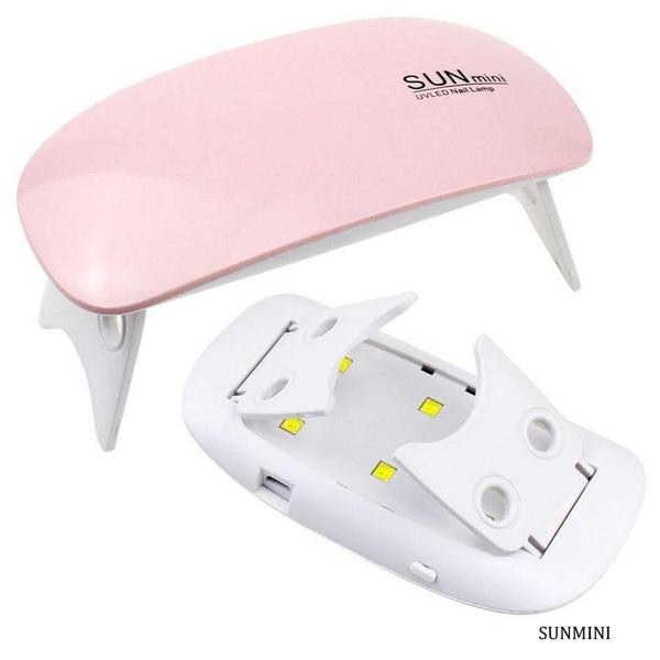 1. Material: Plastic. Pack Contain 1 UV nail lamp.2. These UV lamp have 6 led lights.3. It's light is closer to white light, which does no harm to eyes and skin.4. This UV lamp can cured resin within minutes.5. This UV Lamp have 6W Power.