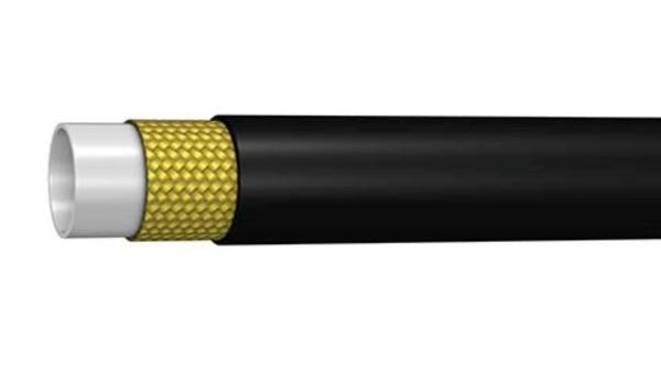 VERY HIGH PRESSURE LUBRICATION/GREASE HOSE MANUFACTURER:-FEATURES:-Suitable with almost every kind of lubricants and grease.High pressure tolerance.Good abrasion resistance.Suitable for automated and manual grease distribution system.Specially designed for Frictionless flow of lubricants/grease.Change in length of working pressure ±2.APPLICATIONS:-Diverse lubrication and greasing applications.Oil transfer applications.High Pressure Grease Application.Industrial lubricant application.Automatic (Centralized) Grease distribution system.CONSTRUCTION:Core: Polyester Elastomer Smooth CoreReinforcement: Single Braided of High Tensile Aramid FiberCover: Polyurethane, Black Color, Pin pricked (Other Colors available on requirements)We are also supply in Andhra Pradesh, Arunachal Pradesh, Assam, Bihar, Chhattisgarh, Goa, Gujarat, Haryana, Himachal Pradesh, Jharkhand, Karnataka, Kerala, Madhya Pradesh, Maharashtra, Manipur, Meghalaya, Mizoram, Nagaland, Odisha, Punjab, Rajasthan, Sikkim, Tamil Nadu, Telangana, Tripura, Uttar Pradesh, Uttarakhand, and West Bengal.