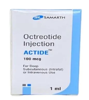 100mg Octreotide Injection₹ 350/VialGet Latest PriceManufacturer	SL SamarthDose	100 mcgPackaging Type	BoxPackaging Size	1 mlComposition	OctreotideInjection Site	IntravenousPrescription/Non prescription	Prescription RequiredEstablished as a Partnership firm in the year 2017 at Mira Road (Mumbai, India), we “Shree Guru Pharma” are a leading Wholesale Distributor of a wide range of Pharmaceutical Injection, Pharmaceutical Tablets, Meropenem