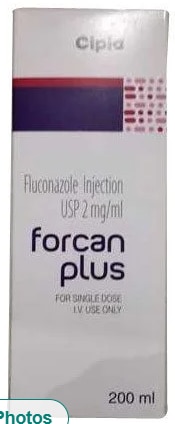 FORCAN PLUSGet Latest PricePackaging Size	100MLComposition	FLUCONAZOLEPrescription/Non prescription	PrescriptionForm	InjectionSHREE GURU PHARMA MIRA ROAD (E) MUMBAI FORCAN PLUS 100ML AVAILABLE AT WHOLE SALE RATE 