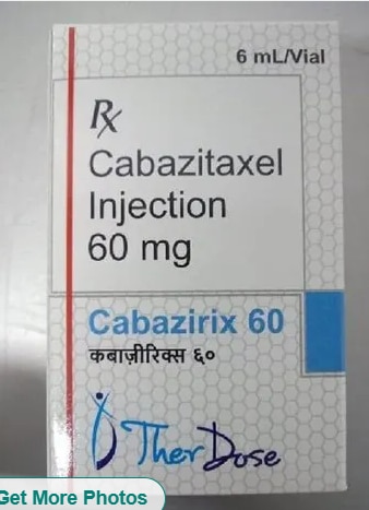 Cabazitaxel Inj 60mgGet Latest PriceSHREE GURU PHARMA MIRA ROAD (E) CABAZIRIX 60 INJECTION  AVAILABLE AT WHOLE SALE           