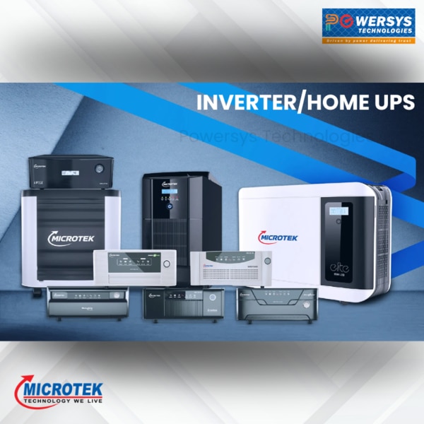 The Most Environment - Friendly Inverter/Home UPS* Micro Controller based Intelligent Control Design for maximum energy efficiency.* PWM Controlled multi-stage ATM (Auto Trickle Mode) Charging.* Battery Slide Selection Switch for Local / Flat Plate/Tubular Batteries.* High/Standard Charging & Mains Input Voltage Range Selection Switch.* Smart Overload Sense and Short Circuit Protection.