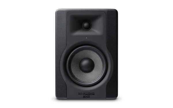 Monitor Performance Starts with Driver ExcellenceA monitor’s drivers are the heart and soul of its performance. Driving the low-end and midrange, BX5-D3’s 5-inch military-grade Kevlar® woofers are rigid and lightweight, delivering outstanding transient response whist negating unwanted “cone breakup.” BX5- D3’s treated silk dome tweeter provides the perfect combination of low mass and the absence of audible resonances that plague conventional tweeters. Together, the BX drivers deliver critical detail, nuance and dynamic accuracy, so your mixes have the veracity and transparency you demand.More Than Just an EnclosureWith M-Audio’s BX5-D3, every detail has been meticulously engineered with one goal in mind - to facilitate the freedom to mix with confidence. BX5-D3 monitors have a rear- mounted bass port, meticulously engineered to the exact length and diameter. The result? Deep, defined bass response with maximum bass extension and resolution. When combined with a smoothly-flared port, BX5-D3 monitors markedly reduce the audibly-intrusive air turbulence that results when bass is played back at high sound pressure levels (SPLs). BX5-D3’s tweeter is mounted in a custom waveguide for reliably accurate dispersion that eliminates unwanted high-frequency “scatter,” whilst ensuring a soundstage that remains consistently wide and stable. For seamless setup and easy-location of the optimum listening position, the BX5-D3’s front-mounted positioning LED shines brightly when you’re located in the perfect listening spot, for uncompromisingly accurate and reliable critical evaluations. Finally, BX5-D3’s iconic design on the front panel—M-Audio’s famous “keyhole” shape—is more than just an attractive look: This special “fastenerless” design ensures so there are no driver attachment screw heads to interfere with the sound coming from our drivers.Key Features - 1. Bi-amplified design with 100 watts (60 LF, 40 HF) for powerful, accurate sound2. 5” Kevlar low-frequency driver with high-temp voice coil and damped rubber surround3. 1” natural silk dome tweeter delivers superb transient details4. New computer-optimized tweeter waveguide for precise imaging5. Acoustic Space Control to fine-tune low-end response to your room6. Optimized rear port for extended low-frequency response7. XLR balanced and 1/4” balanced/unbalanced inputs for connecting audio interfaces, mixers, synthesizers, DJ gear, and more8. Volume control enables you to dial in the perfect monitor playback level9. Ultra-wide range 52-35kHz frequency response covers full musical spectrum10. Front panel LED shines brightly when speaker is positioned at ideal monitor angleSPECIFICATION - Type - 2-way near-field studio reference monitorsLow Freq. Driver - 5 inch (127mm) Kevlar curved cone with high temperature voice coil and damped rubber surround. Magnetically shieldedHigh Freq. Driver - 1 inch (25mm) magnetically shielded natural silk domeFrequency Response - 52 Hz – 35 kHzCrossover Frequency - 2.5kHzLow Freq. Amplifier Power - 60WHigh Freq. Amplifier Power - 40WMaximum Peak - SPL 110 dB SPL - Full Bandwidth Pink Noise MeasuredInput Sensitivity - -10dBUInput Connectors - 1x XLR balanced input connector 1x TRS balanced/unbalanced input connectorInput Impedance - 10kΩ balanced, 20kΩ unbalancedPolarity - Positive signal at + input produce outward LF cone displacementProtection - RF interference, output current limiting, over temperature, turn on/off transient, subsonic filter, external mains fusePower Voltage : - 100–120V, 50/60 Hz / 220–240V, 50/60 Hz Consumption: 100WFuse - 220–240V~ T1AL 250V / 100–120V~ T1.6AL 250VCabinet -Vinyl-laminated high-acoustic-efficiency MDFDimensions - (width x depth x height) 6.9” x 7.8” x 10” / 176 x 197 x 254 mmWeight - 12.3 lbs, 5.6kg