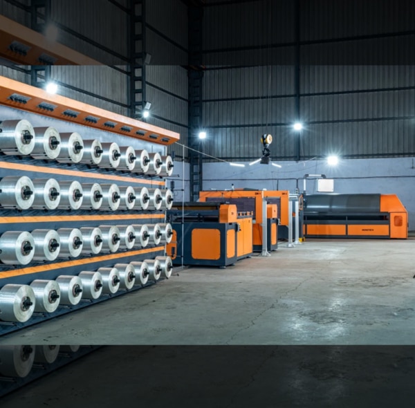 Mother Yarn Split Warping Machine ManufacturerClartech Engineers Private Limited is a trusted Mother Yarn Split Warping Machine Manufacturer, delivering advanced textile machinery engineered for performance, precision, and productivity. Our Mother Yarn Split Warping Machine is designed for the efficient warping and splitting of synthetic mother yarns such as polyester or nylon into individual filaments or grouped threads. These threads are then wound onto warp beams with precise tension control, ensuring flawless preparation for weaving or knitting processes.Product Details:Production Capacity: 1000 meterProduct Type: Mother Mono Yarn Split WarpingAutomation Grade: AutomaticBeam Flange Diameter: 1000 mmWorking Width: 4200 mmCreel: 136 SpindlesMinimum Order Quantity: 1 PieceAs a leading Mother Yarn Split Warping Machine Manufacturer, Clartech ensures each machine is built with robust engineering, intuitive automation, and operator-friendly controls. Our machines are ideal for textile manufacturers seeking efficiency, consistency, and high-volume output.Choose Clartech Engineers Private Limited — your reliable Mother Yarn Split Warping Machine Manufacturer in India.
