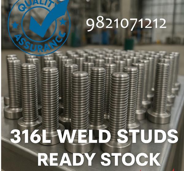 As we are manufacture of 316l Weld Stud. We see to that our product 316l Weld Stud is made properly and product reach to consumers properly.We make sure that no consumers have doubt about 316l Weld StudHere is the Manufacturing Process of 316l Weld Stud What is 316l Weld Stud?316L Weld Studs are fasteners made from 316L stainless steel, 316l Weld Stud are designed to be welded directly onto a metal surface. 316l Weld Stud are commonly used in construction, shipbuilding, pipelines, and industrial equipment for strong and corrosion-resistant anchoring. The 316l Weld Stud manufacture process starts with selecting raw materials high-quality 316L stainless steel rods or wires are taken for manufacturing 316l Weld Stud. We ensure we take low carbon content (≤ 0.03%) to enhance weldability and prevent carbide precipitation of 316L Weld Studs. After selecting rods or wire we start cutting rods/wires to desired lengths depending on the stud size (e.g., M8 x 50mm). For cutting rod or wire automatic rod cutting machine are use for cutting stainless steel rods into fixed lengths. This machine is use for High-speed and accurate. Suitable for mass production. Cold/Hot Forging :-1.Cold forging for small sizes (less deformation) 2.Hot forging for larger diameters (heating before pressing). After Cold/Hot Forging threading start of 316l Weld Stud. Threads are added using thread machines. Rolling maintains material strength better than cutting. Chamfering & Pointing of 316l Weld Stud. The tip of the stud is chamfered or pointed to allow for better arc starting during welding. The surface finishing of 316l Weld Stud are done to remove scale and enhance corrosion resistance from 316l Weld Stud. Final cleaning ensures the stud is free from oil, dirt, or rust. Inspection & Testing of 316l weld stud. Dimensions, threads, and material quality are checked Common tests include: Tensile strength test, Weldability check, Visual inspection Export of 316l Weld Stud Our company has till now we have export the 316l Weld Stud in india to every states and in foreign too. We also provide the 316l Weld Stud all over the country. For example:- UAE, Saudi Arabia, Australia, Europe, Russia, Germany, United States of America, London, Canada, Iran, Turkey, Bangladesh, Thailand, Italy, France, South Africa, Sri Lanka, Israel, Oman, Finland, Qatarand, Kerala, Visakhapatnam, Tamil Nadu, Karnataka, MIDC, Gujarat, Uttar Pradesh, Delhi, Noida, Andhra Pradesh, Bangalore, Goa, Chandigarh, Puducherry, Bihar, Telangana, Hyderabad, Assam, Himachal Pradesh, Chhattisgarh, Odisha etc.Uses of 316l Weld Stud1. 316l Weld Stud are use in Shipbuilding2. 316l Weld Stud are use in Chemical plants3. 316l Weld Stud are use in Food processing equipment4. 316l Weld Stud are use in Oil & gas pipelines5. 316l Weld Stud are use in Heat exchangers6. 316l Weld Stud are use in Refineries7. 316l Weld Stud are use in Power plants8. 316l Weld Stud are use in Construction frameworks9. 316l Weld Stud are use in HVAC systems10. 316l Weld Stud are use in Water treatment plants11. 316l Weld Stud are use in Railways12. 316l Weld Stud are use in Offshore platforms13. 316l Weld Stud are use in Firefighting equipment14. 316l Weld Stud are use in Pharmaceutical equipment15. 316l Weld Stud are use in Aerospace fixtures16. 316l Weld Stud are use in Storage tanks17. 316l Weld Stud are use in Wind towers18. 316l Weld Stud are use in Automobiles19. 316l Weld Stud are use in Mining operations20. 316l Weld Stud are use in Marine hardwareChemical Composition (Typical 316L)Element Content (%) C ≤ 0.03Cr 16.0–18.0Ni 10.0–14.0Mo 2.0–3.0Mn ≤ 2.0Si ≤ 1.0P ≤ 0.045S ≤ 0.03Fe BalanceTo ensure safe handling, protection from damage, and ease of transport of 316L Weld Stud. 316L Weld Studs are packed using durable and secure methods based on quantity, size, and shipping requirements. For small to medium-sized weld studs. Economical and easy to handle. Labeled with size, grade, and batch number. For bulk packing of small-sized studs. Moisture-proof and reusable. Heavy-duty studs are packed in wooden boxes or pallets. Secured with metal or plastic straps. Ideal for long-distance or international shipments. At the end we also label product. And dispatch for delivery. At ARTHA ALLOYS, we don't just supply stainless steel—we deliver quality, trust, and unmatched service. Why Choose ARTHA ALLOYS for 316L Weld Studs? On-Time Delivery Ready Stock Availability Quality Assurance No Minimum Order Quantity Inspection of Processed Goods In-House Manufacturing Trust & Transparency Custom Solutions Serving All Industries. Support You Can Count On Dedicated customer service team Quick response time After-sales support you can rely on Contact Us: +91 9821071212 For technical help, pricing, or urgent supply “Our steel is strong — but our customer relationships are even stronger.” Certified & Recognized ISO 9001:2008 Certified Company Government of India Recognized Export House Supplying to customers across India and overseas
