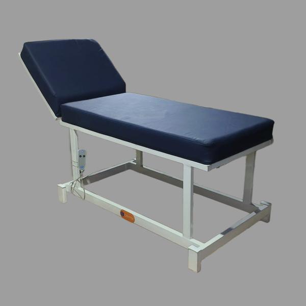 Features:Two Section Cushioned Top for various treatment positionsSmooth, Noise-Free Electric MotorLoad Capacity: 150–200 kgPowder Coated / Epoxy Finish Mild Steel FrameHigh-Density Foam Padding with washable, anti-microbial PU leather cover