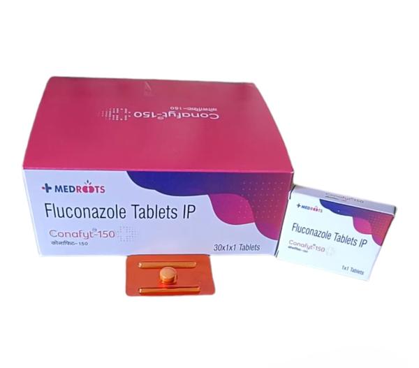 CONAFYT-150 TABFluconazole is used to treat serious fungal or yeast infections, including vaginal candidiasis, oropharyngeal candidiasis (thrush, oral thrush), esophageal candidiasis (candida esophagitis), other candida infections (including urinary tract infections, peritonitis [inflammation of the lining of the stomach], and ...
