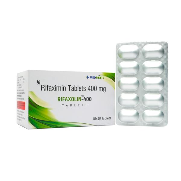 Rifaximin 400mg Tablet is an antibiotic that treats hepatic encephalopathy, a condition in which the liver fails to remove harmful toxins from the blood, leading to brain damage. It is also used to treat infectious diarrhea. It works by killing and stopping the growth of harmful bacteria in the intestines.