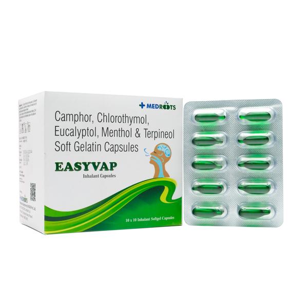 The combination of Camphor 25mg, Chlorothymol 5mg, Eucalyptol 125mg, Menthol 55mg, and Terpineol 120mg is often found in medications used to relieve nasal congestion and other respiratory symptoms. These ingredients act as decongestants and may also provide some relief from minor pain and itching