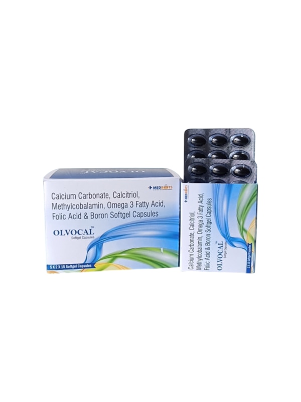 Calcitriol + Calcium Carbonate + Omega-3 fatty acid + Methylcobalamin + Folic Acid + Boron is a combination of B vitamins and minerals. Calcitriol works by helping the body utilize more of the calcium present in ingested foods or supplements and regulating the body's production of parathyroid hormone