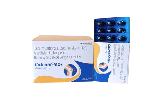 Boron + Calcitriol + Calcium Carbonate + Magnesium Oxide + Methylcobalamin + Vitamin K2-7 + Zinc Oxide is a combination of vitamins and minerals. Calcium carbonate prevents or treats negative calcium balance in the blood in low serum calcium conditions. Calcium is also required for the healthy muscles, bones, nervous system, and heart. Calcitriol works by helping the body utilize more of the calcium present in ingested foods or supplements and regulating the production of parathyroid hormone. Vitamin K2-7 supplementation helps ameliorate peripheral neuropathy, reduce bone fracture risk, and improve cardiovascular health. Methylcobalamin corrects vitamin B12 deficiency, helping treat certain anemias and nerve problems.