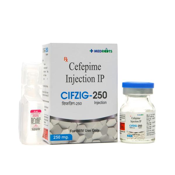 Cefepime hydrochloride, typically available as an injection (250mg is a dosage strength), is a fourth-generation cephalosporin antibiotic used to treat various bacterial infections. It's effective against both Gram-positive and Gram-negative bacteria, and is particularly useful for infections like pneumonia, urinary tract infections, skin and skin structure infections, and complicated intra-abdominal infections (when used with metronidazole). It's also used to treat febrile neutropenia, a condition where patients have a fever and low white blood cell count, increasing their risk of infection.