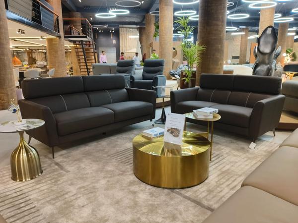 3+2 Seater SofaBring refined elegance to your living room with our imported 3+2 seater sofa set, crafted from premium quality materials for exceptional comfort and durability. Its sophisticated design, plush seating, and smooth finish make it a perfect centerpiece for modern homes, blending style with everyday luxury.