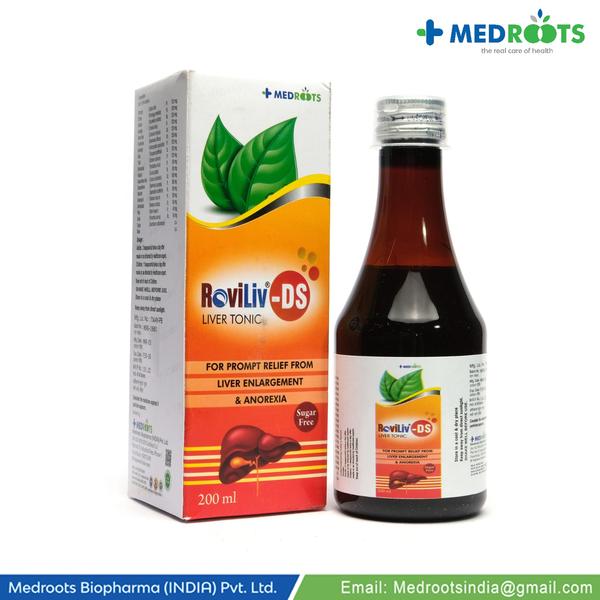 Another highly beneficial liver tonic that is counted as one of the Top Ayurvedic Tonic in India is ROVILIV-DS. This ayurvedic liver tonic is best used to protect the liver from various hepatotoxins. It is an amalgamation of two amino acids that work by safeguarding the liver from harmful chemical substances known as free radicals and preventing liver damage. It contains digestive enzymes that boost the action of food in the stomach and gut (intestines) which helps in the correct absorption of nutrients