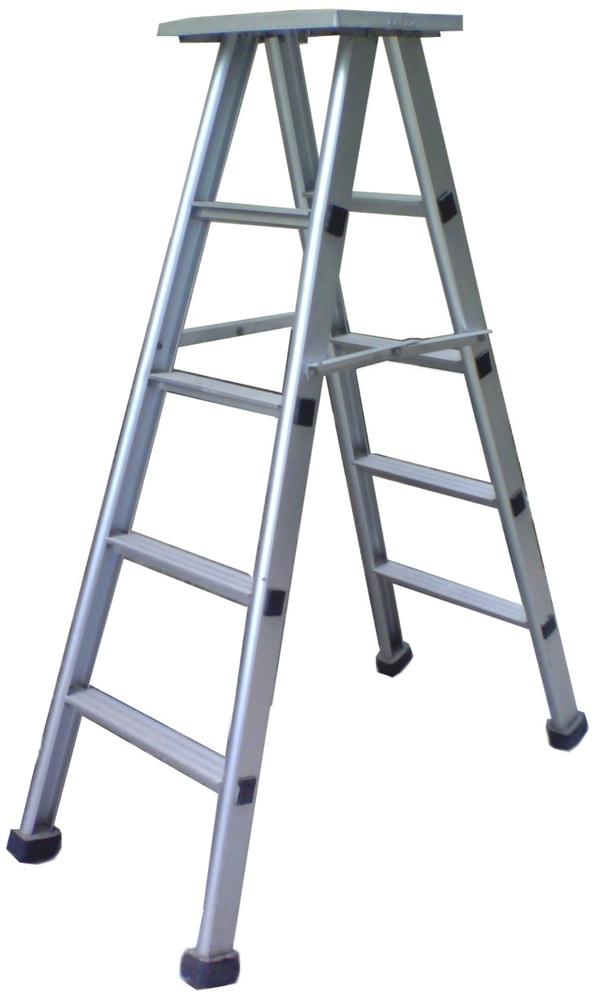 Aluminium Self-Support Ladder is a robust, lightweight, and corrosion-resistant ladder designed for industrial, commercial, and domestic use. Constructed from high-grade aluminium, it offers exceptional durability and stability while remaining easy to transport and handle.Key Features:Material: High-strength aluminium alloy for durability and rust resistanceDesign: Self-supporting “A-frame” design eliminates the need for a wall or surface for supportSteps/Rungs: Anti-slip, serrated steps ensure maximum grip and safetyHinges & Locks: Heavy-duty locking hinges provide added stability when in useFeet: Rubber or PVC-capped feet for enhanced grip and floor protectionPortability: Lightweight design with convenient foldable structure for easy storage and transportLoad Capacity: Typically supports up to 120–150 kg (depending on the model and manufacturer)Available Heights: Ranges from 4 feet to 20 feet or moreApplications:Ideal for home maintenance, electrical work, construction, painting, warehousing, and other access-related tasks that require a stable, free-standing ladder.