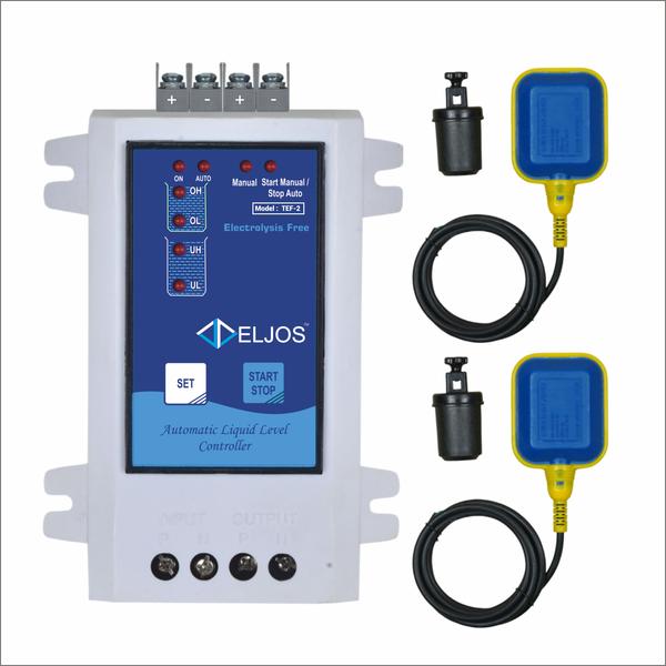 Single Phase Tank Level Sensor & Automatic Water Level Controller (With Motor Protection & Intelligent Control Modes) ✅ Key Features 🔹 Built-in Safety Protections High Voltage Protection Low Voltage Protection Overload Protection Dry Run Protection Power Failure Auto-Recovery 🔹 High-Quality Sensor Technology WaterProof IP68 Corrosion Free Two Float Switch Sensor . Reliable and Maintenance-Free Operation 🔹 Electrical Specifications Operating Voltage: 230V – 250V AC Current Capacity: Supports up to 20 Amps 🔹 Motor Compatibility Supports up to 2 HP Motor Load 🔹 Operating Modes Fully Automatic Mode Manual Operation Mode Manual Start / Auto Stop Mode 🔹 Efficiency & Savings Saves Water Saves Electricity 🔹 Pan India Weather Compatibility Built to perform reliably in diverse Indian climates and geographical regions 📞 Customer Support Call: +91 99252 85222 🛡️ Warranty 1 Year Manufacturer Warranty