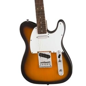 OverviewDesigned by Fender in California and an icon of rock & roll, the Debut Collection Telecaster features a slim “C”-shaped neck profile and a thin, lightweight body for a comfortable playing feel.Timeless and recognisable Fender design, while two single-coil pickups with 3-way switching offer a wide variety of classic Tele tones.2-Year Limited Warranty: Fender guitars are built with unmatched quality, down to the last screw- which is why Fender warrants this Fender electric guitar to be free from defects in materials and workmanship for two (2) years from original purchaseFurther details of this model include a hardtail bridge for reliable tuning stability, sealed-gear tuning machines for smooth, accurate tuning action and durable chrome hardware for a premium look.Technical DetailsProduct Dimensions 19.9 x 8.1 x 25 cm; 4.5 kgItem model number 0379670503Back Material BasswoodBody Material RosewoodColour SunburstGuitar Pickup Configuration HScale Length 25.5 InchesString Material BronzeTop Material BasswoodNeck Material Type RosewoodNumber of Strings 6Guitar Bridge System TremoloItem Weight 4 kg 500 gManufacturer FenderCountry of Origin China