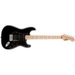OverviewThe Squier Sonic™ Stratocaster® HSS is ready to launch any musical adventure into warp speed, offering iconic Fender® style and inspiring tone for players at any stage. This Strat® sports a slim and inviting “C”-shaped neck profile and a thin, lightweight body for optimal playing comfort. The HSS pickup configuration denotes a humbucking (H) bridge pickup for substantial, high-output tone, complimenting the single-coil (S) neck and middle pickups that chime with crystal clarity. Further details of this model include a tremolo bridge for expressive vibrato effects, sealed-gear tuning machines for smooth, accurate tuning and durable chrome-plated hardware that is sure to catch the spotlight.FEATURESThin and lightweight bodySquier humbucking bridge pickup, single-coil neck and middle pickups (HSS)6-saddle tremolo bridgeSealed-gear tuning machinesChrome hardware