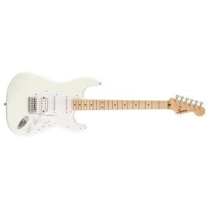 OverviewThe Squier FSR Sonic Stratocaster HSS is ready to launch any musical adventure at breakneck speed, delivering Fender style and inspiration to any stage player. FEATURESThin and lightweight bodySquier humbucking bridge pickup, single-coil neck and middle pickups (HSS)6-saddle tremolo bridgeSealed-gear tuning machinesChrome hardware