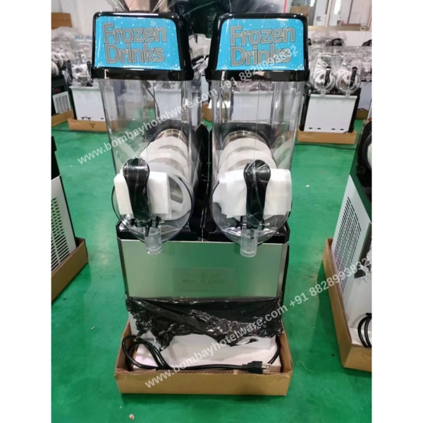 High-performance single tap slush machine designed for making frozen beverages like slushies, cold mocktails, and icy drinks. Compact and efficient, ideal for juice centres, cafes, restaurants, and catering counters. Features fast cooling, food-grade tank, and easy maintenance.✅ 12L Capacity | ✅ Fast Cooling | ✅ Compact Design | ✅ Easy to OperateSupply from Nagpur to All India.