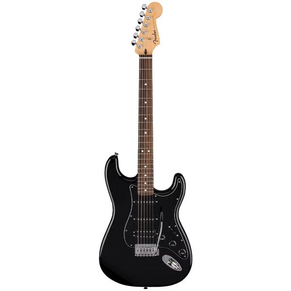 The Fender Stratocaster was light years ahead of its contemporaries when it was introduced in 1954, instantly becoming a timeless classic with its ergonomically contoured double-cutaway body, versatile triple pickup configuration and inventive spring-loaded tremolo bridge.Built to accompany players on their formative musical adventures, the Fender Standard Stratocaster HSS delivers the approachable playability and inspiring tone that made Fender an icon of rock & roll. Powered by a set of Fender Standard pickups for high-output sonic character and an inviting “Modern C”-shaped neck for superior playing comfort, this Strat truly sets the standard for the Fender experience.FeaturesPoplar body w/ Stratocaster shape & gloss polyurethane finishMaple neck w/ Modern “C” profile, 25.5“ scale length & satin urethane finish with gloss urethane headstock faceIndian Laurel fretboard w/ 9.5” radius & white dot inlays21 medium jumbo frets1.6875