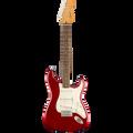 Fender Squier Classic Vibe '60s Stratocaster Electric Guitar Overview:A tribute to the 1960s evolution of the Strat, the Classic Vibe ‘60s Stratocaster creates incredible tone courtesy of a trio of Fender-Designed alnico single-coil pickups. Player-friendly features include a slim, comfortable “C”-shaped neck profile with an easy-playing 9.5”-radius fingerboard and narrow-tall frets, as well as a vintage-style tremolo system for expressive string bending effects. This throwback Squier model also features 1960s-inspired headstock markings, rich-looking nickel-plated hardware and a slick vintage-tint gloss neck finish for an old-school vibe.Fender Designed Alnico Pickups : This model features Fender-Designed alnico single-coil pickups for authentic Fender tone.Vintage Style Syncronized Tremolo Bridge : String-bending effects are possible with the vintage-style tremolo bridge, featuring vintage-correct stamped steel saddles.Vintage-Style Tuning Machines : Sporting classic looks, these vintage-style tuning machines provide rock-solid tuning stability and smooth action.Nickel-Plated Hardware : The durable nickel-plated hardware adds a deep, rich throwback look to the instrument.Slim “C”-Shaped Neck Profile- This instrument offers a slim “C”-shaped neck profile for a comfortable playing feel.Vintage-Tint Gloss Neck Finish : The neck on this model sports a vintage-tint gloss finish for a highly desirable aged look.Features:100% designed by FenderInspired by 1960s-era Stratocaster modelsFender-Designed alnico pickupsVintage-tint gloss neck finishNickel-plated hardwareSpecifications:BodyBody Material: NatoBody Shape: StratocasterBody Finish: Gloss PolyurethaneNeckNeck Material: MapleNeck Finish: Tinted Gloss UrethaneNeck Shape: “C” ShapeScale Length: 25.5“ (648 mm)Fingerboard Material: Indian LaurelFingerboard Radius: 9.5” (241 mm)Number of Frets: 21Fret Size: Narrow TallNut Material: BoneNut Width: 1.650