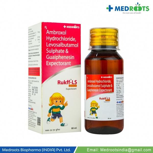 Ambroxol HCl 15mg, Levosalbutamol 0.5mg, and Guaiphenesin 50mg combination is used to manage productive coughs associated with mucus and bronchospasm. It helps to thin and loosen mucus (phlegm), relax the airways, and make it easier to cough up the mucus. This combination is often prescribed for conditions like bronchitis, bronchial asthma, and chest congestion