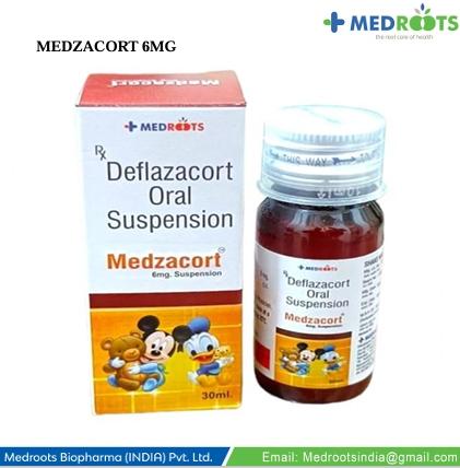 Deflazacort has anti-inflammatory and immunosuppressant properties. It is used for treating conditions like allergy diseases, anaphylaxis, asthma, rheumatoid arthritis, inflammatory skin diseases and autoimmune diseases (these diseases happen when your body's immune system attacks the body itself and causes damage).