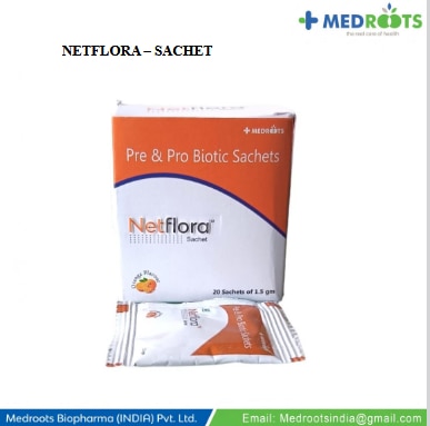 Prebiotic & Probiotic Sachet is a medication used to treat a variety of ailments, including indigestion, bowel issues, eczema, vaginal yeast infections, lactose intolerance, urinary tract infections, and others
