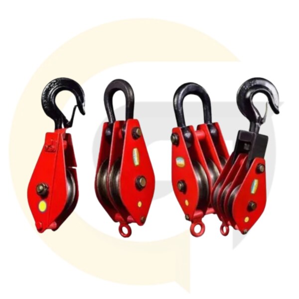 The Double Wheel Hook Pulley Heavy Duty by Utkal is a rugged and reliable lifting solution designed for industrial, warehouse, and construction site use. Made with high-grade mild steel, this 1/2“x3-1/2” pulley block is engineered for smooth load movement and high load-bearing capacity.Ideal for use with double beam cranes, wire rope systems, and hoisting machines, this double groove pulley block is built to endure harsh working conditions. The dual-wheel design ensures balanced lifting, reduces friction, and enhances operational efficiency.Product: Double Wheel Hook Pulley (Heavy Duty)Brand: GoyalMaterial: Mild SteelSize: 1/2“x3-1/2”Price: ₹475/- EachApplication: Industrial lifting, wire rope systems, crane operations, and heavy-load hoisting✅ High-strength mild steel body✅ Rust-resistant and weatherproof✅ Easy to install & operate✅ Designed for long-lasting performance✅ Trusted by crane operators & rigging professionals