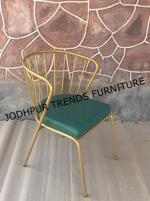 Best Metal Out Door chairs in Jodhpur—suitable whether you're buying from local manufacturers or ordering online ,Offers sturdy iron restaurant-style chairs at ₹1700 each (MOQ 10). These polished, non‑foldable chairs are robust (100 kg capacity) with a 5‑year warranty.Lightweight metal chairs with cushions, ideal for garden or café use