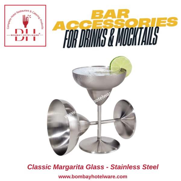 Stainless Steel Margarita Glass