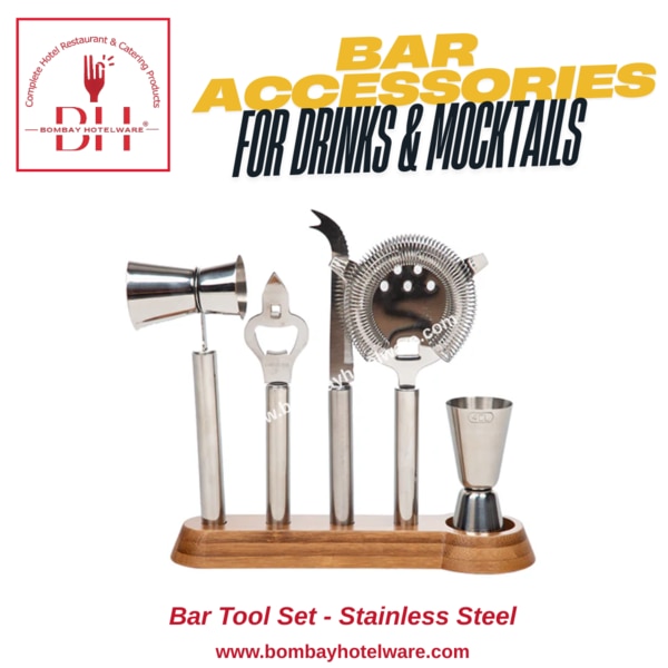 Stainless Steel Bar Tool Set