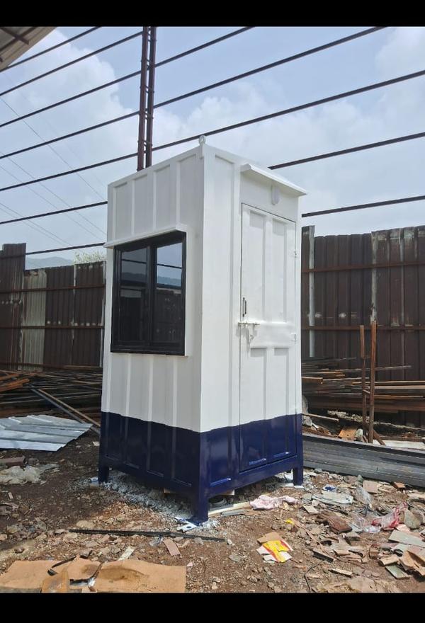 Portable security cabin are easy to move from one place to other place these product for construction industry.