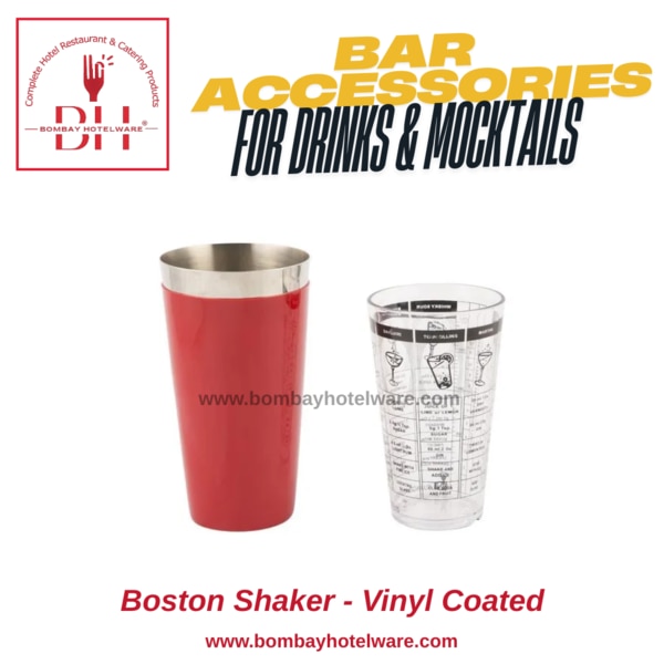 Stainless Steel Boston Shaker 