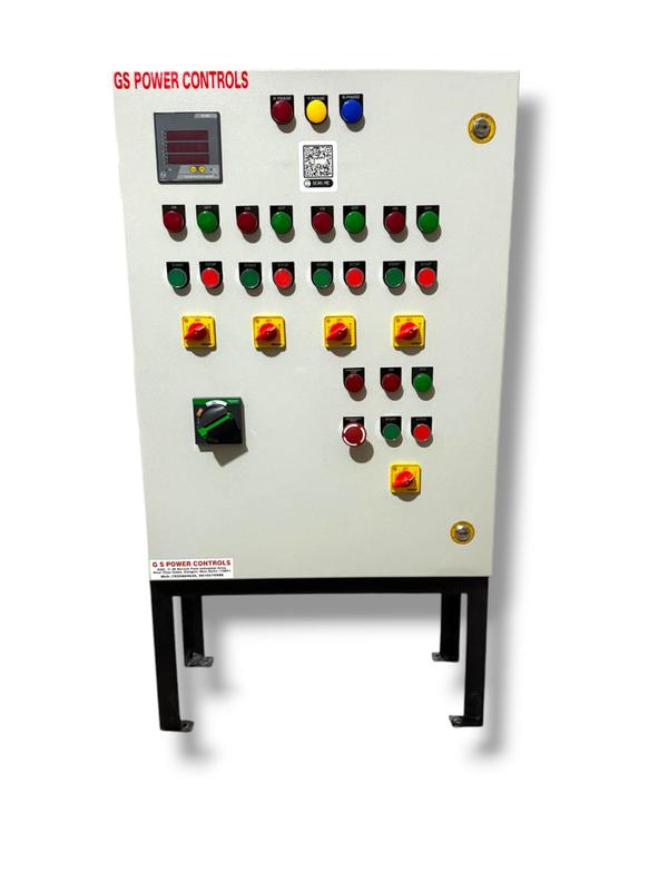 🛠️ What Are Pump Starter Control Panels?These panels manage electric motors driving pumps. They include components like starters, overload protectors, contactors, timers, float switches, and more. Widely used for submersible, borewell, industrial, or HVAC pumping systems Key Types of Starter Panels:Single-Phase Panels – Ideal for residential well pumps (up to ~2 HP), offering overload, voltage protection, dry‑run cut-off and timer functions (Amazon).Three-Phase Panels – Designed for heavy-duty or industrial pumps; available with DOL (Direct-On-Line) starters or star‑delta configurations to reduce starting current for larger motors (iliosindia.com).Soft Starter & VFD Units – Use electronic controls to gradually ramp up motor input (minimize inrush current) and for variable speed control for advanced energy efficiency and system integration (shreeref.com).🔍 Typical Features by Use Case Feature Single‑Phase Residential Small Three‑Phase (Star‑Delta) Soft Starter/VFD Industrial Motor Starting Method Contactor + MCB + capacitor Star/Delta transition to reduce start current Electronic/solid-state ramp-up Protections Overload, dry‑run timer, voltage filter ± Overload, under/over-voltage, phase failure, optional float control Turbo protections, phase loss, thermal sensors, auto bypass Controls Start/Stop push buttons, LEDs, analog or digital meters Selector switch (Local/Auto), timers, signal LEDs, float sensors(optional) PLC/display, soft‑ramp delay, remote control Enclosure IP33‑IP55, steel or plastic box IP55 or higher, powder-coated CRCA or SS panel, labelled NEMA/IP-rated, ventilated, optionally with bypass switch Use Cases Homes, small borewell pumps Industrial or agricultural medium-size pumps (7.5–50 HP) Large process pumps, energy-saving, remote control, integration ✅ Choosing the Right Starter PanelPump Power & Voltage: Single-phase panels work up to ~2 HP; star‑delta common for 7.5–50 HP three-phase applications; soft starters or VFDs for higher or variable load systems.Protection Needs: Ensure overload relay, voltage protection, dry‑run, phase loss and earth‑fault protection as required.Automation Requirements: Float switches for water level control, auto-start/stop timers, remote/local select, data logging or GSM/PT monitoring.Standards & Build Quality: Look for IS/IEC/IEC 60947 conformity, IP ratings (IP55+), reliable CRCA sheet or stainless steel enclosures, proper labeling and accessible wiring termination (sovereignpumps.com, motorstarters.co.in, shreeref.com, subtech.co.in, johnselectric.in, iliosindia.com, jaincoelectricals.com, globalpumps.co.in).Ease of Maintenance: Use modular designs for quick service, replaceable fuses/contactors, and labeled components (Crompton).Brand & Support: Products from established manufacturers (e.g., Crompton, MAG, Johns Electric) with warranty and support give higher reliability (johnselectric.in).🧰 Recommended Use ScenariosDomestic borewell pumps (0.5–2 HP): Single-phase starter panels with dry-run protection and timer auto-off (e.g. Crompton ARMOR, Vukar BOM‑E models) (Crompton).Small to medium industrial/agricultural pumps (7.5–50 HP): Star‑delta or DOL starter panels with float switch, overload relay, short-circuit protection, and voltage sensors (MAG Chota series, Global Pumps range) (motorstarters.co.in).Larger or precision-demand setups: Use soft starters or VFD panels for lower energy consumption, smooth ramp-up, remote control, and motor protection (Shree Refrigeration, Eaton‑grade assemblies) (shreeref.com).🧩 Final NoteSelect a panel rated for your motor and voltage.Confirm it includes essential protection: overload, voltage, dry‑run, and phase detection.Ensure compliance with IEC/IS & enclosure IP norms for safety and durability.Consider automation features (float sensors, timers, remote control) for user convenience and motor longevity.Buy from reputable manufacturers with after-sales support and documented certifications.