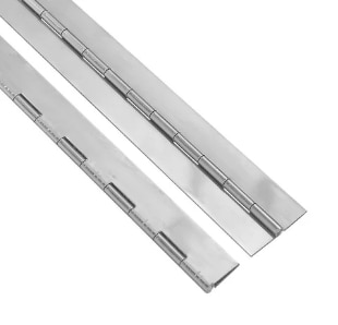 PIANO Hinge Manufacturing Done in Material SS304 it is customized product which we will manufacture according to the buyer requirementwithout holes and with holes both we are manufacturing as per customer requirement.